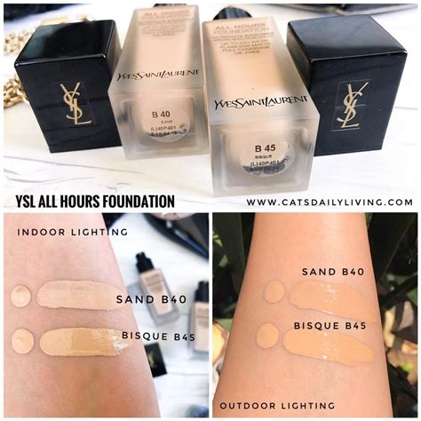 ysl all hour bd 40|YSL all hours foundation reviews.